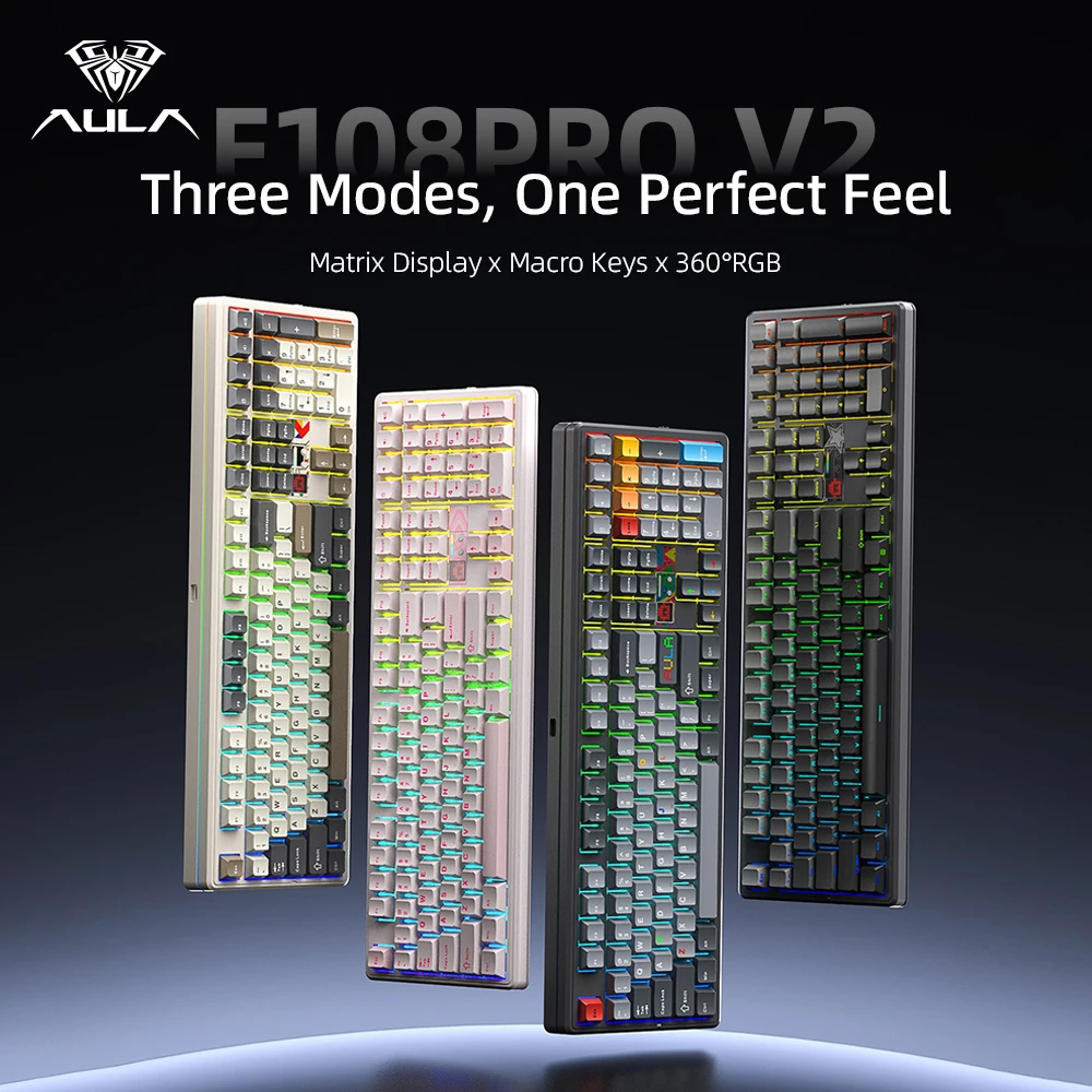 Laptop Accessories Uk - AULA F108 Pro V2 기계식 키보드
