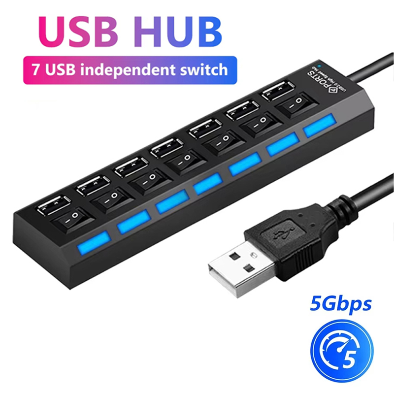Laptop Accessories All - 노트북 컴퓨터 액세서리용 7 포트 USB