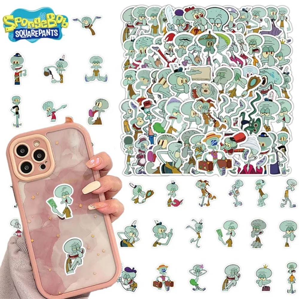 Laptop Accessories All - 60개 스폰지밥 스퀴디워드 텐탈클스 장식 스티커