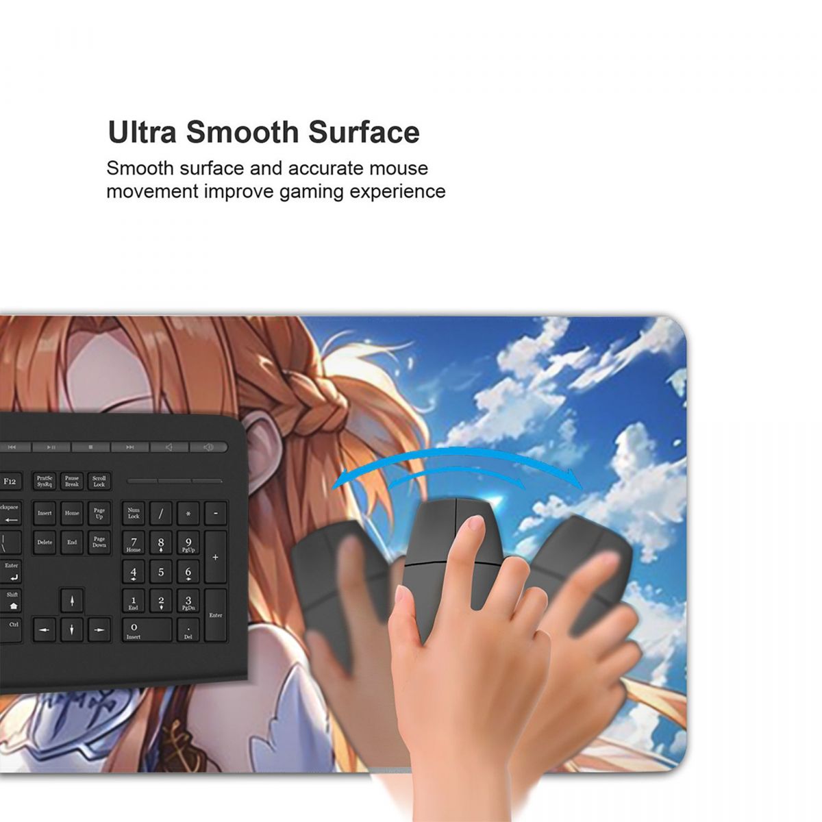 소드 아트 온라인 유우키 아스나 애니메이션 대형 마우스 - Laptop Accessories Online 리뷰 및 가격