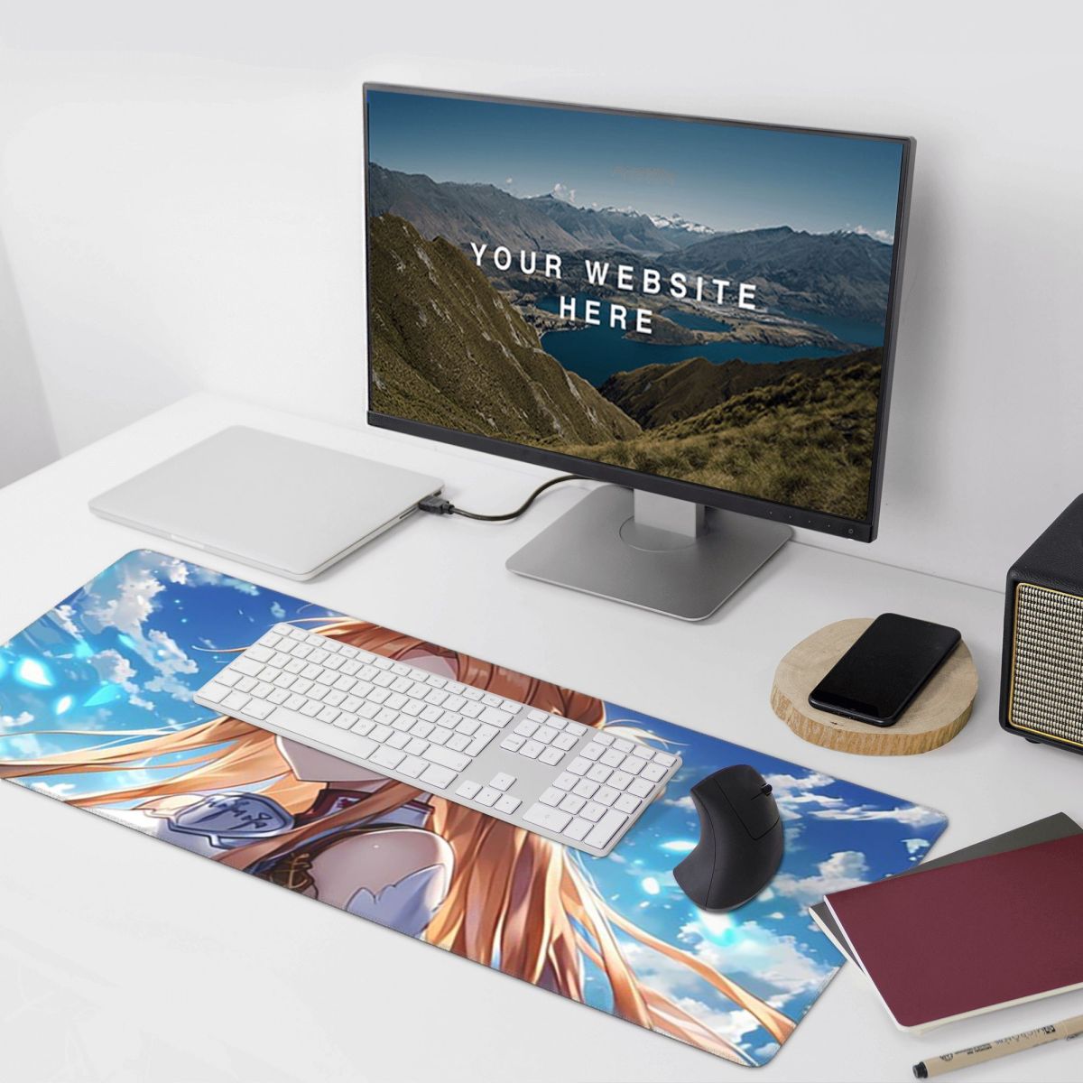 소드 아트 온라인 유우키 아스나 애니메이션 대형 마우스 - Laptop Accessories Online 리뷰 및 가격