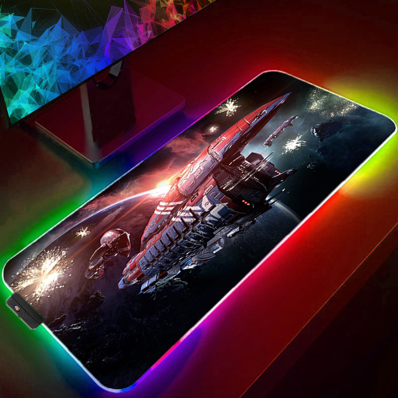 RGB 마우스 패드 게이머 대형 게임 액세서리 키보드  - Laptop Accessories Online 리뷰 및 가격