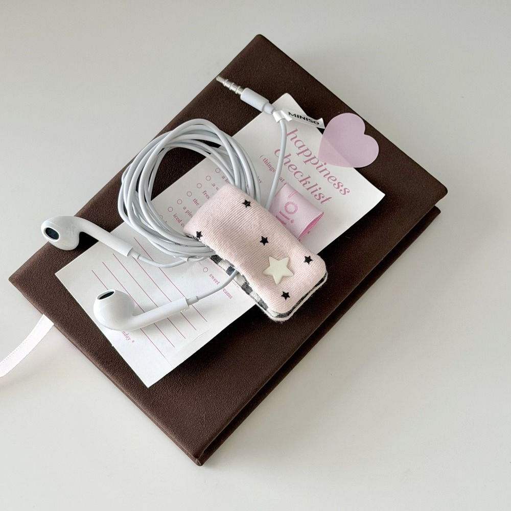귀여운 딸기 한국 Y2K 이어폰 장식 액세서리 플래드  - Cable Management Bag 리뷰 및 가격