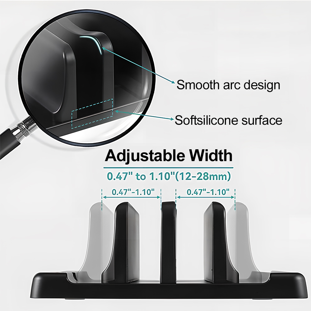 사무실용 ABS 노트북 스탠드 수직형으로 데스크탑 공간 - Laptop Accessories All 리뷰 및 가격