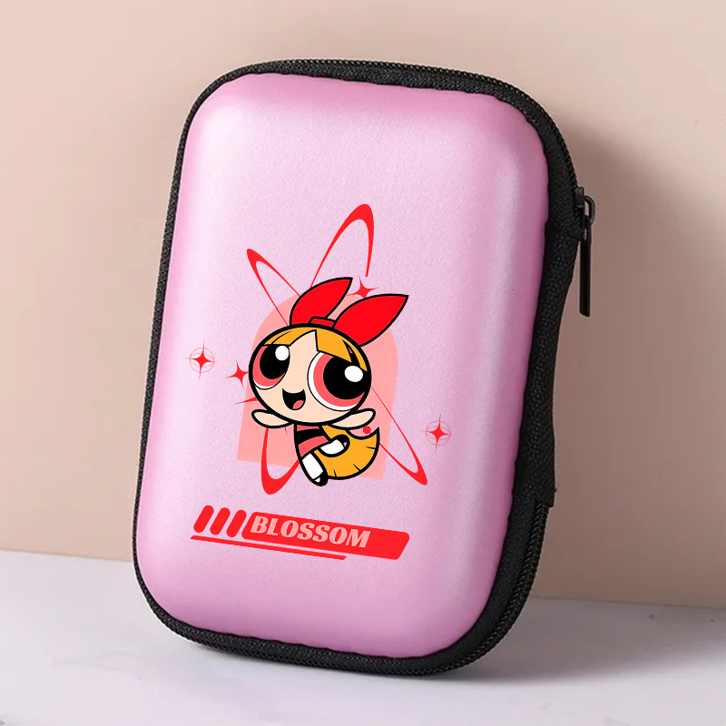 파워퍼프걸 데이터 케이블 보관 가방 귀여운 만화 카드  - Cable Management Bag 리뷰 및 가격