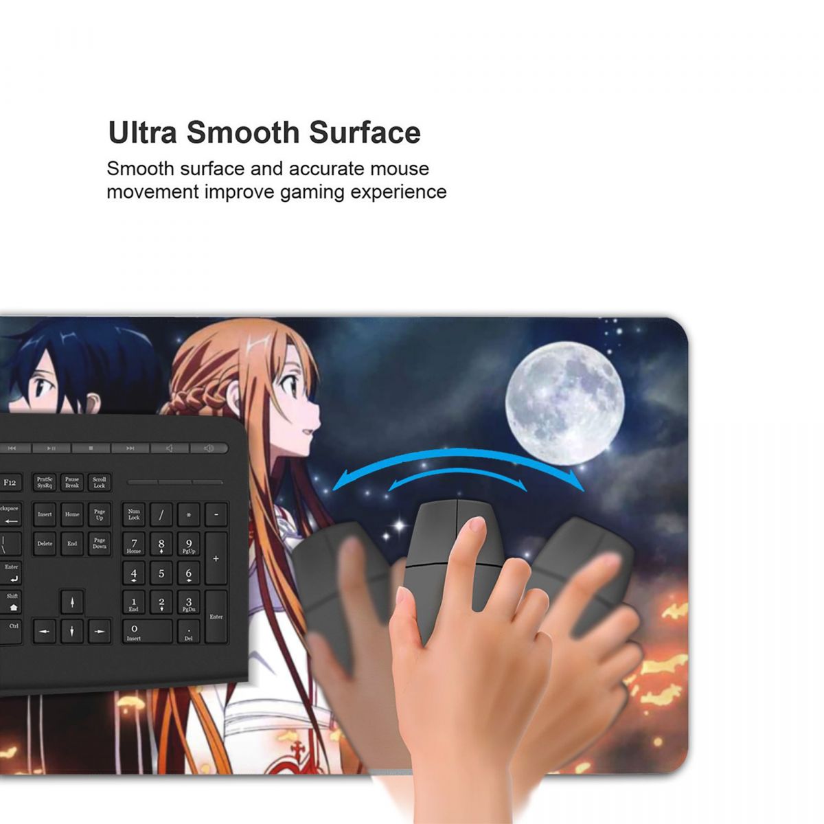 소드 아트 온라인 유우키 아스나 애니메이션 대형 마우스 - Laptop Accessories Online 리뷰 및 가격