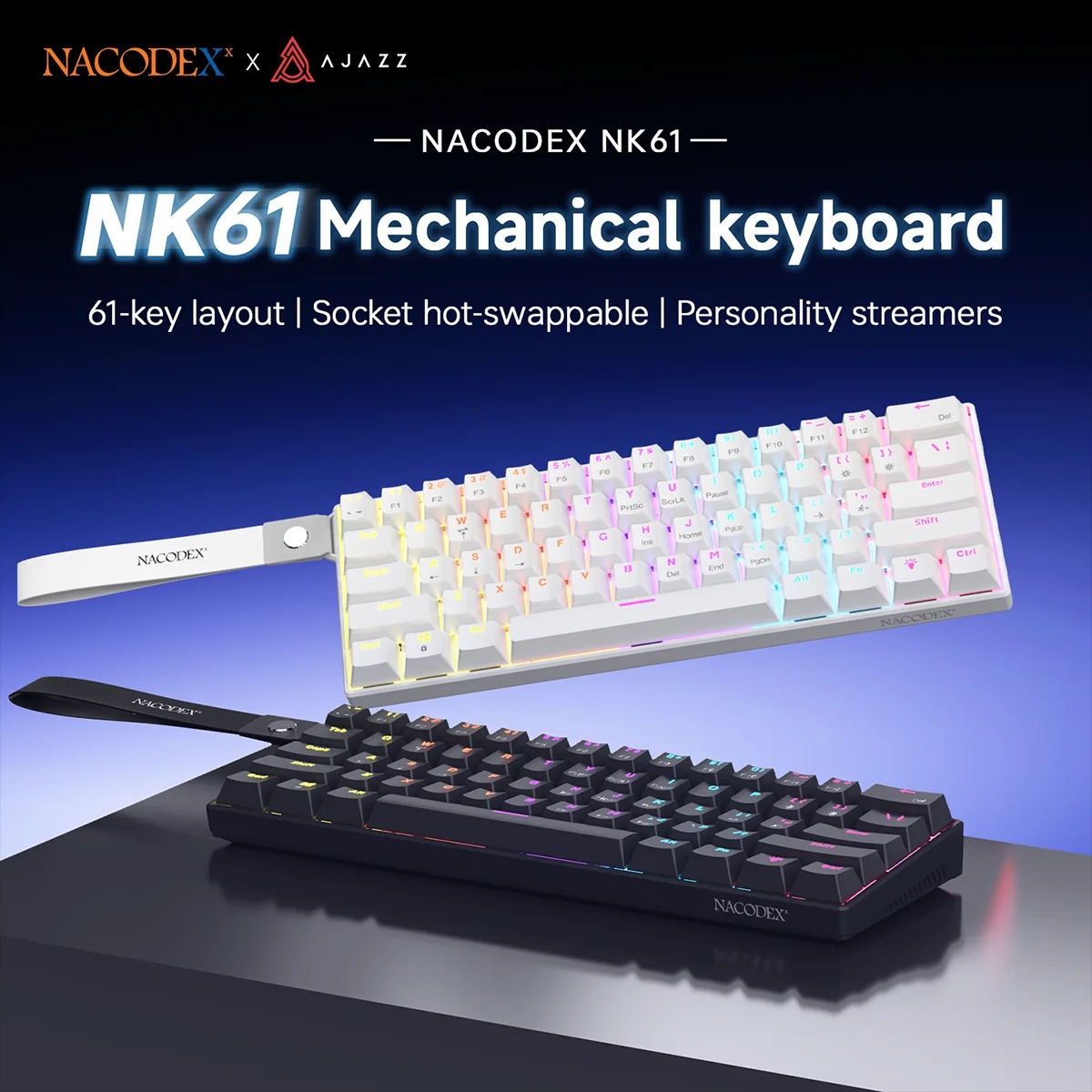 NK61 61키 유선 기계식 키보드 단일 소켓 핫스왑  - Laptop Accessories Uk 리뷰 및 가격