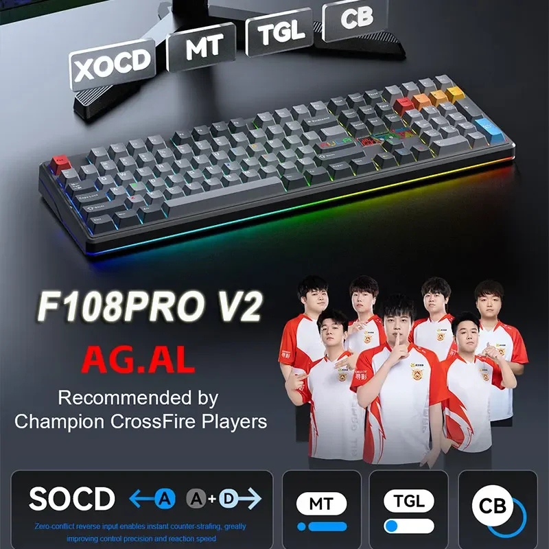 AULA F108 Pro V2 기계식 키보드 트라이 모 - Laptop Accessories Uk 리뷰 및 가격