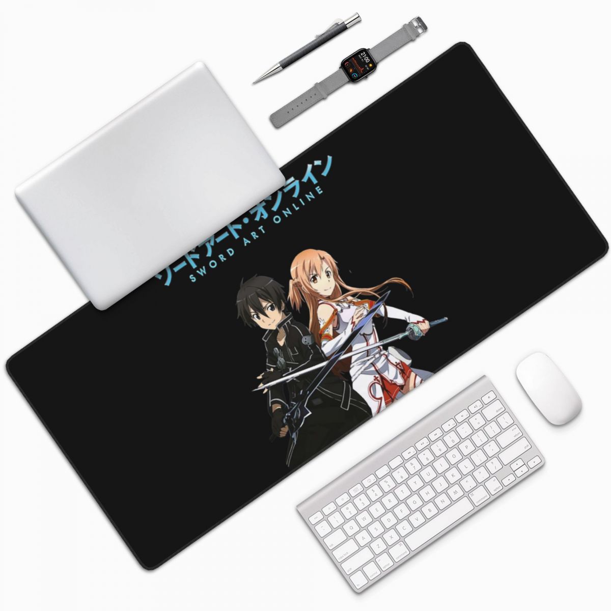대형 마우스 패드 소드 아트 온라인 SAO 유우키 아스 - Laptop Accessories Online 리뷰 및 가격